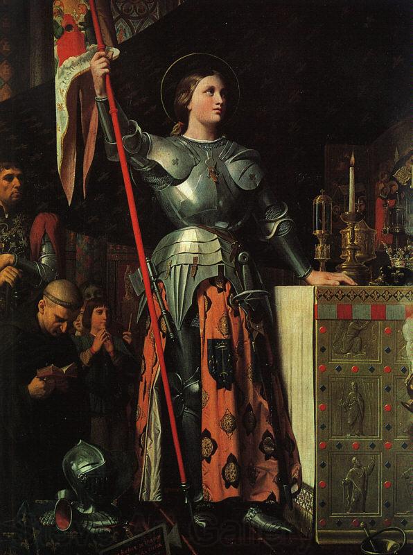 Jean-Auguste Dominique Ingres Joan of Arc at the Coronation of Charles VII Norge oil painting art